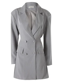 Solada Blazer donna elegante a doppiopetto - rosa