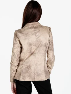 Solada Blazer donna in tessuto scamosciato con bottone