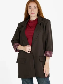 Solada Blazer donna oversize - moro