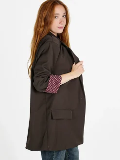 Solada Blazer donna oversize - moro
