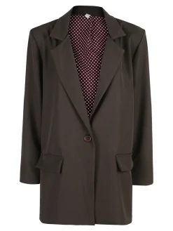 Solada Blazer donna oversize - moro