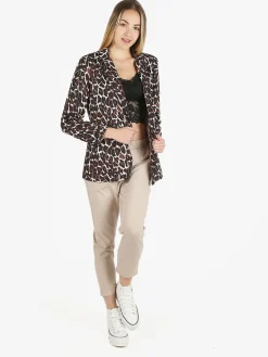 Solada Blazer donna oversize maculato