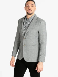 Solada Blazer uomo in misto lino e cotone