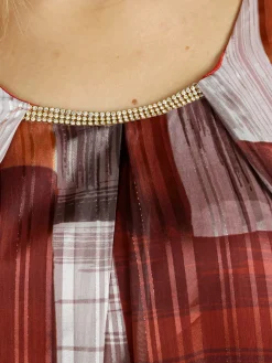 Solada Blusa donna a maniche lunghe - cuoio