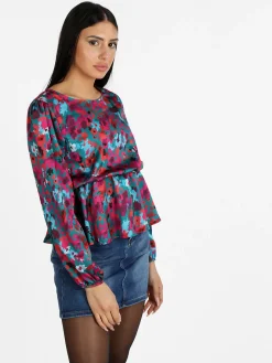 Solada Blusa donna a maniche lunghe con stampa