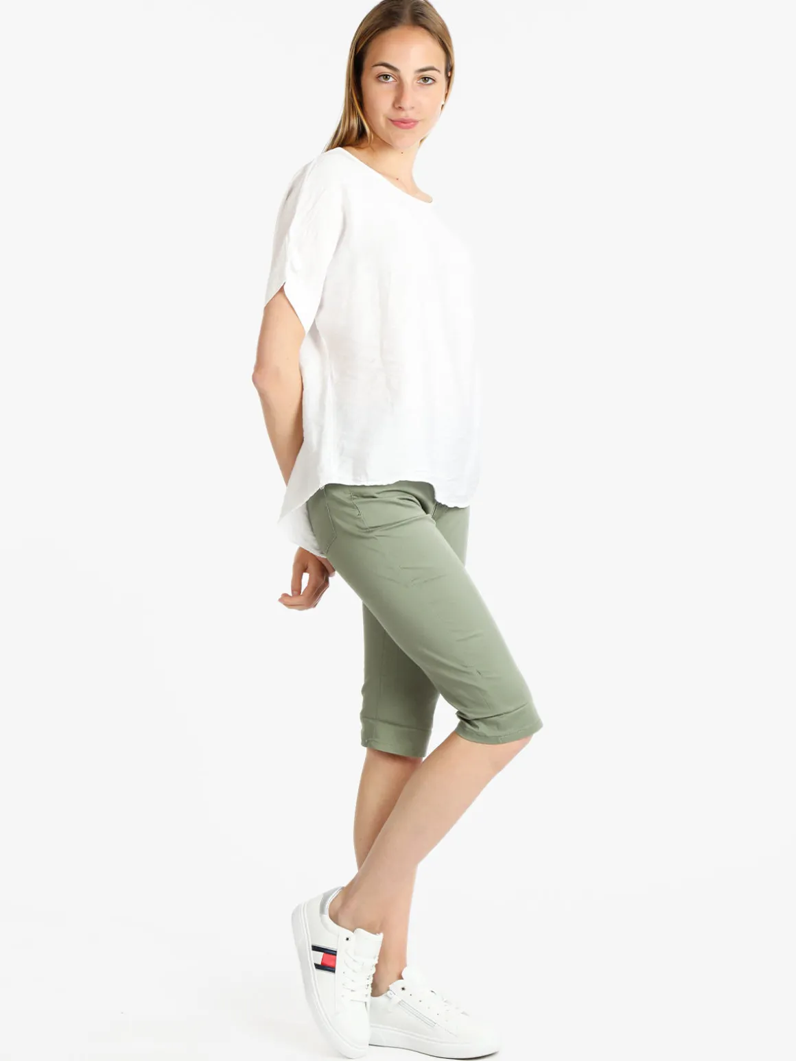 Solada Blusa leggera donna manica corta