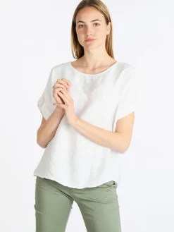 Solada Blusa leggera donna manica corta