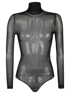 Solada Body accollato in tulle sottile