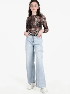 Solada Body donna animalier a maniche lunghe