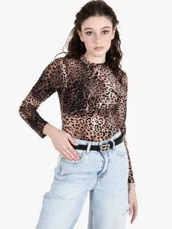 Solada Body donna animalier a maniche lunghe