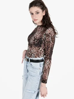 Solada Body donna animalier a maniche lunghe