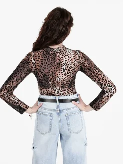 Solada Body donna animalier a maniche lunghe