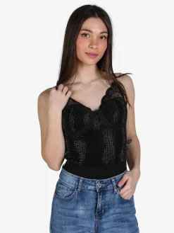 Solada Body donna con strass e coppe imbottite