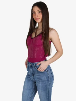 Solada Body donna con strass e coppe imbottite