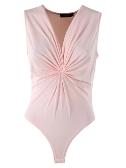 Solada Body donna smanicato con scollo a V - rosa