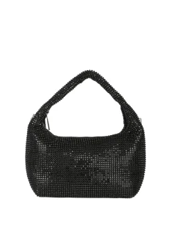 Solada Borsa a mano con strass - nero