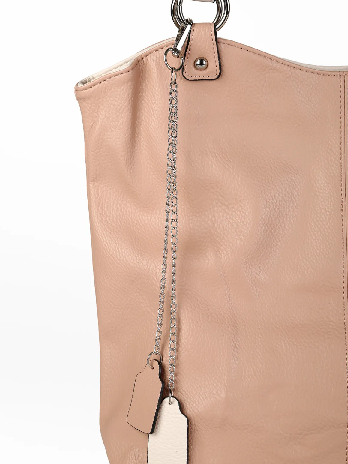 Solada Borsa a spalla da donna in ecopelle - rosa