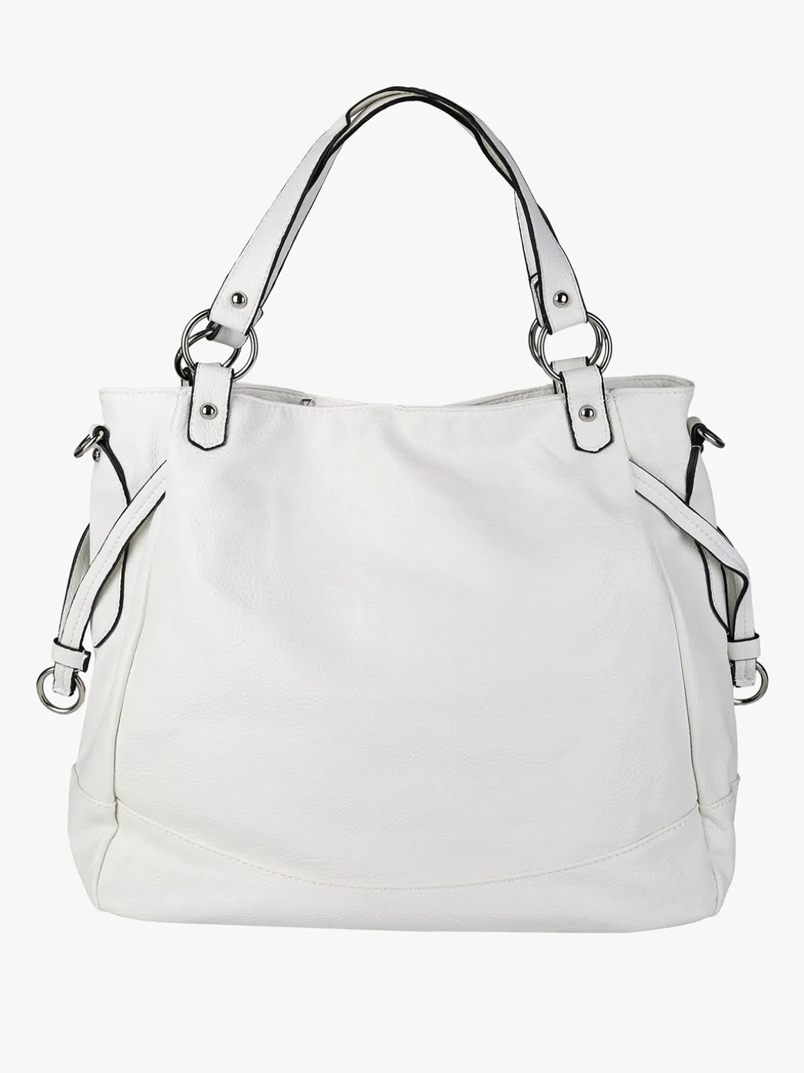 Solada Borsa a spalla da donna bicolore - bianco