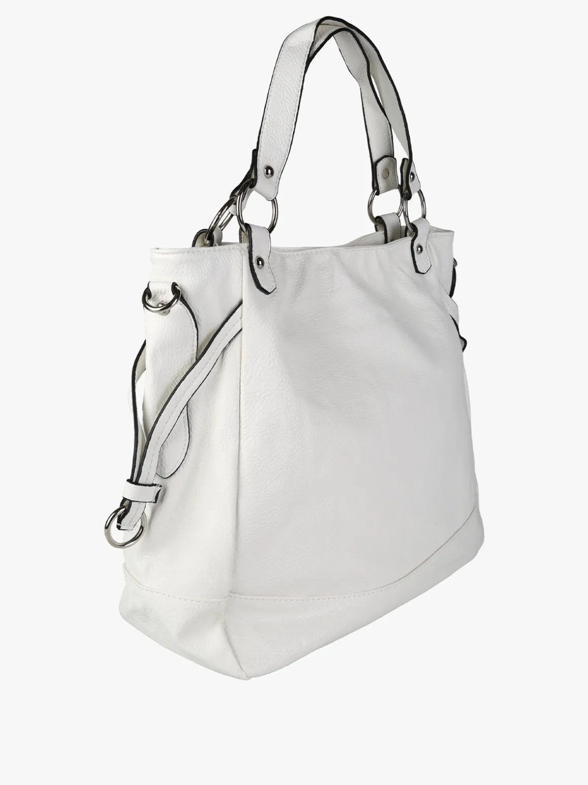 Solada Borsa a spalla da donna bicolore - bianco