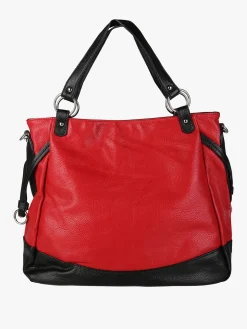 Solada Borsa a spalla da donna in ecopelle - panna