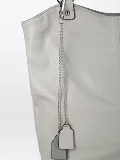 Solada Borsa a spalla da donna in ecopelle - grigio chiaro