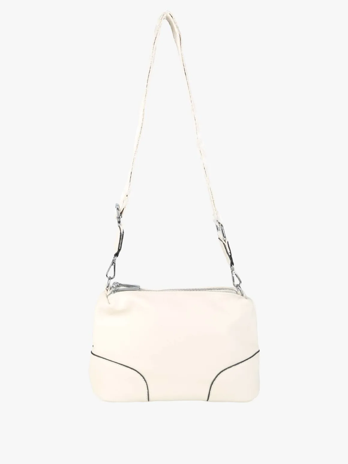 Solada Borsa a tracolla da donna in ecopelle - beige