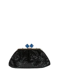 Solada Borsa clutch da donna animalier - verde
