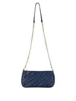 Solada Borsa donna con intrecci - blu