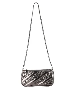Solada Borsa donna con intrecci - argento