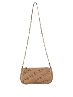 Solada Borsa donna con intrecci - cammello