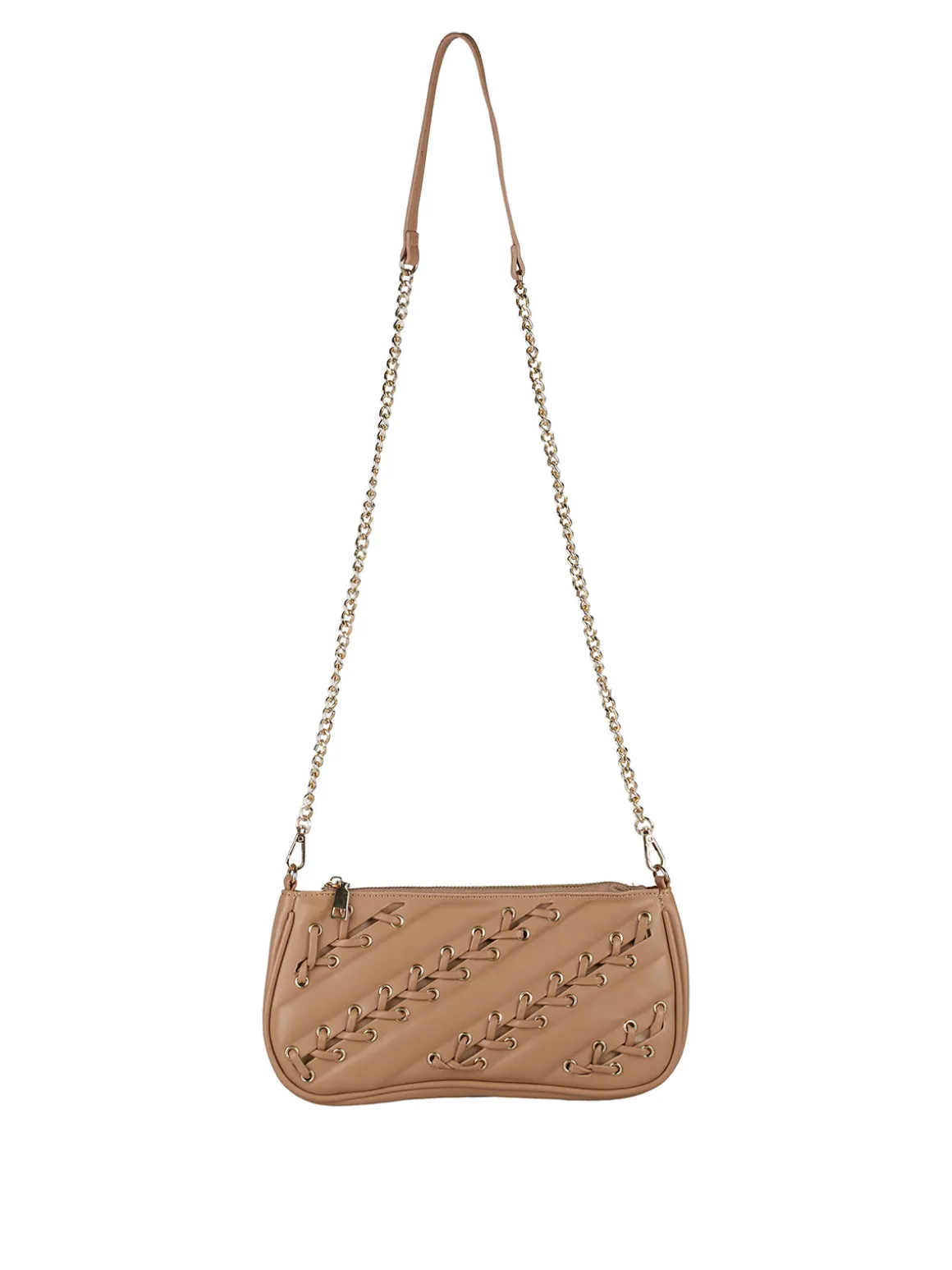 Solada Borsa donna con intrecci - cammello