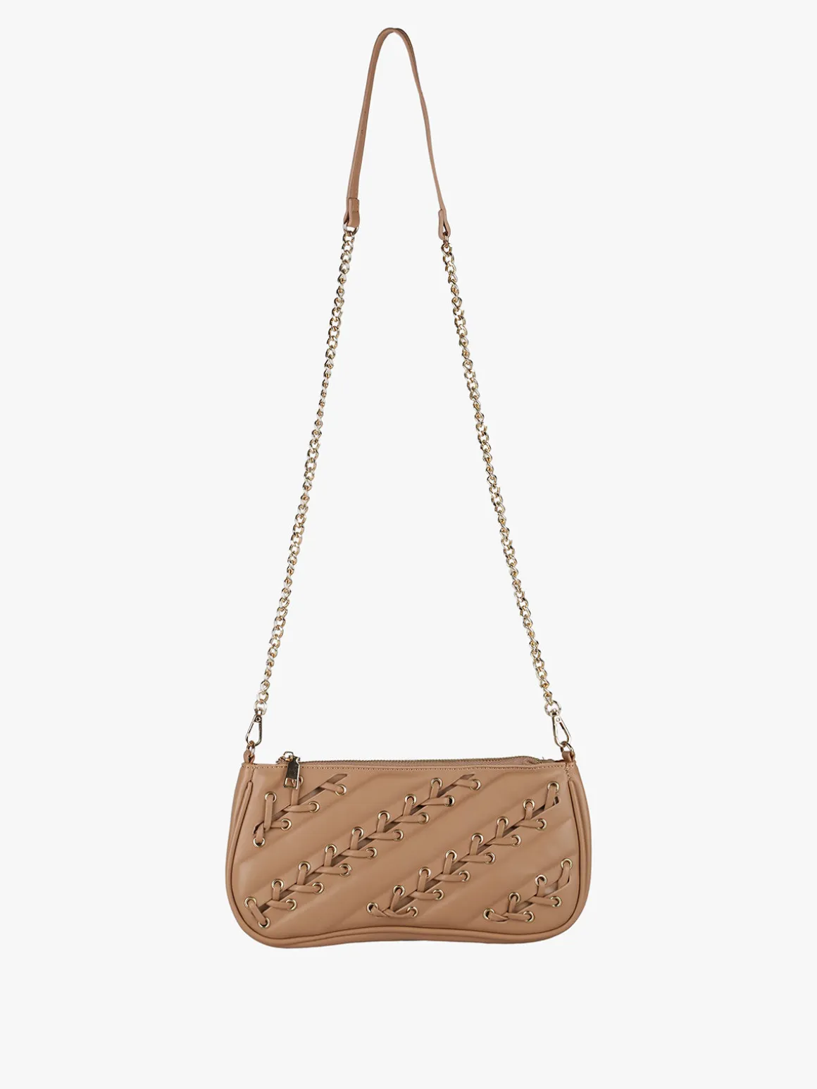 Solada Borsa donna con intrecci - cammello