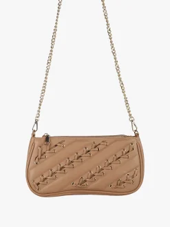 Solada Borsa donna con intrecci - cammello