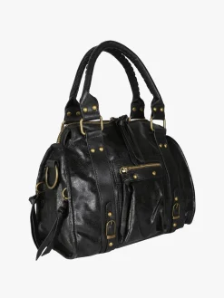 Solada Borsa donna frame con doppi manici - nero
