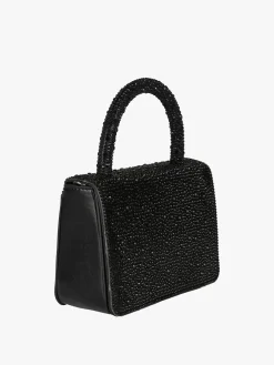 Solada Borsa donna gioiello con strass - nero