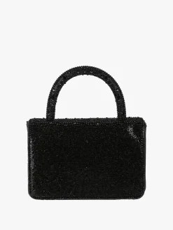Solada Borsa donna gioiello con strass - nero