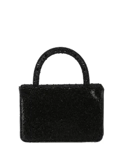 Solada Borsa donna gioiello con strass - nero