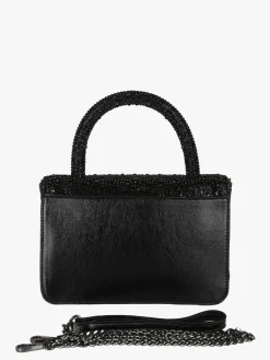 Solada Borsa donna gioiello con strass - nero
