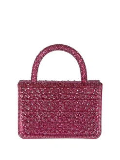 Solada Borsa donna gioiello con strass - fucsia