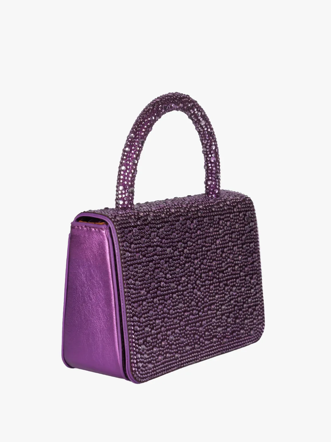 Solada Borsa donna gioiello con strass - lilla