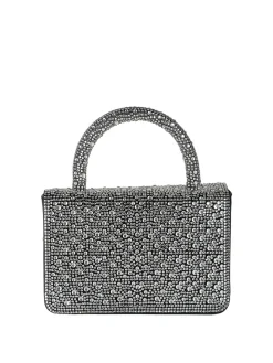 Solada Borsa donna gioiello con strass - argento