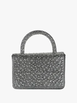 Solada Borsa donna gioiello con strass - argento