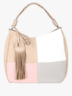 Solada Borsa donna hobo colorata - khaki