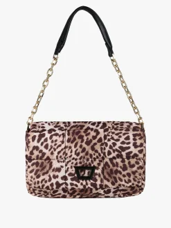 Solada Borsa donna puffer trapuntata con manico a catena - multicolore