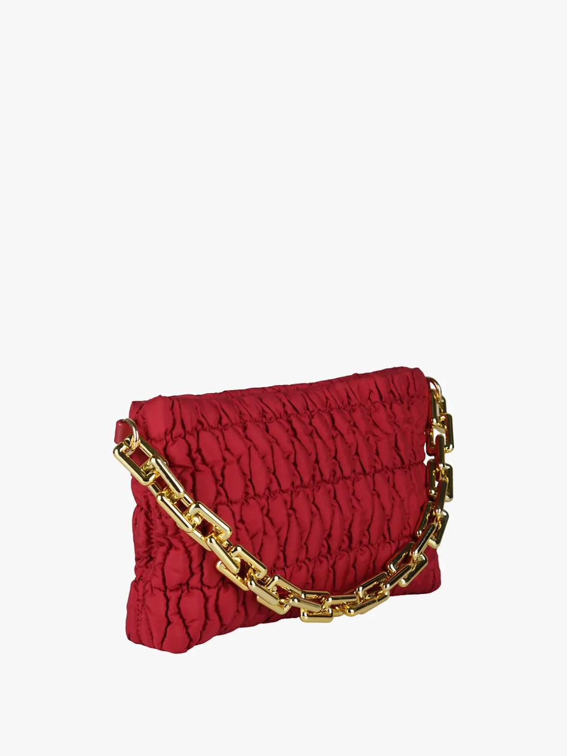 Solada Borsa donna trapuntata con tracolla - rosso