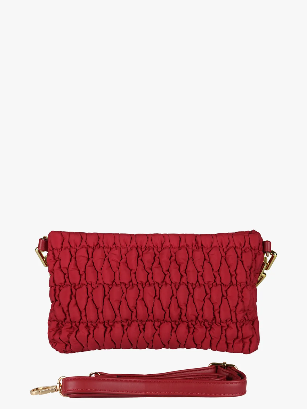 Solada Borsa donna trapuntata con tracolla - rosso