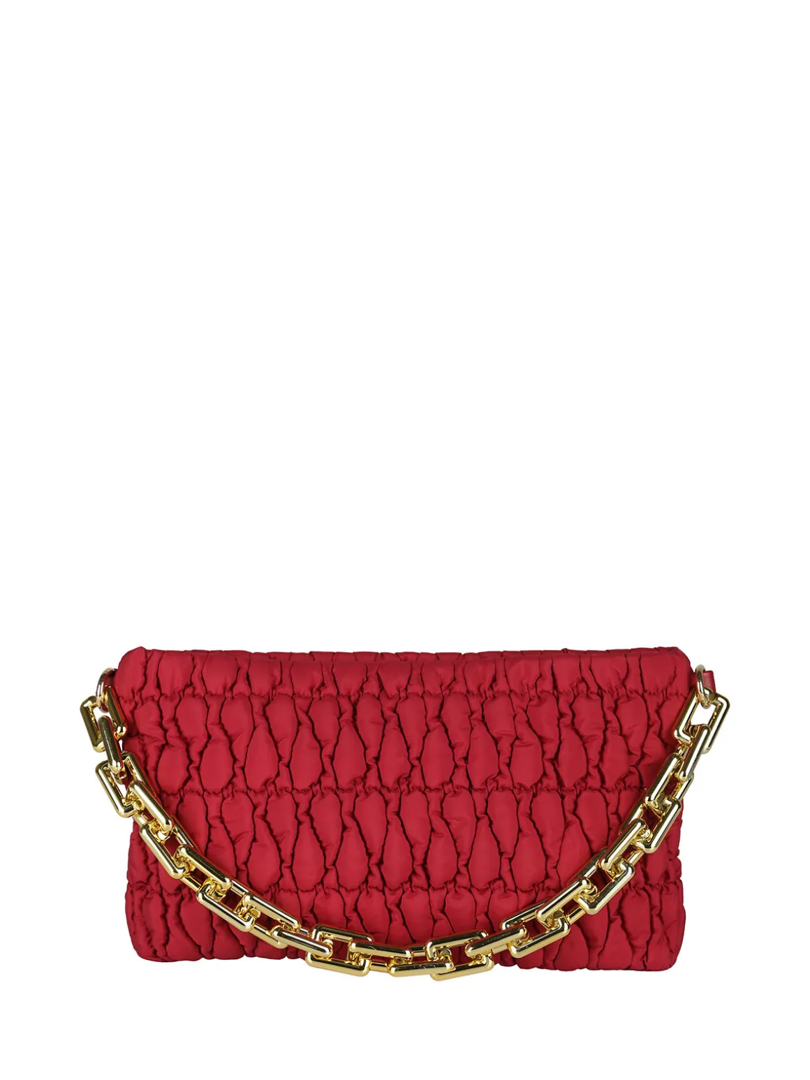 Solada Borsa donna trapuntata con tracolla - rosso