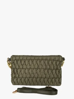Solada Borsa donna trapuntata con tracolla - verde