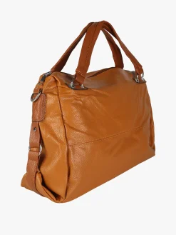 Solada Borsa hobo da donna con doppi manici - marrone