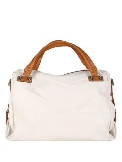 Solada Borsa hobo da donna con doppi manici - panna